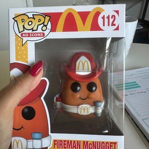 Funko POP Ad Icons: McDonald's - Fireman Nugget, Multicolor, Gift Idea NEW